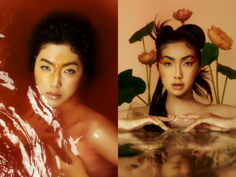 Bài thi Face Art Contest 2022 của Vân Miu