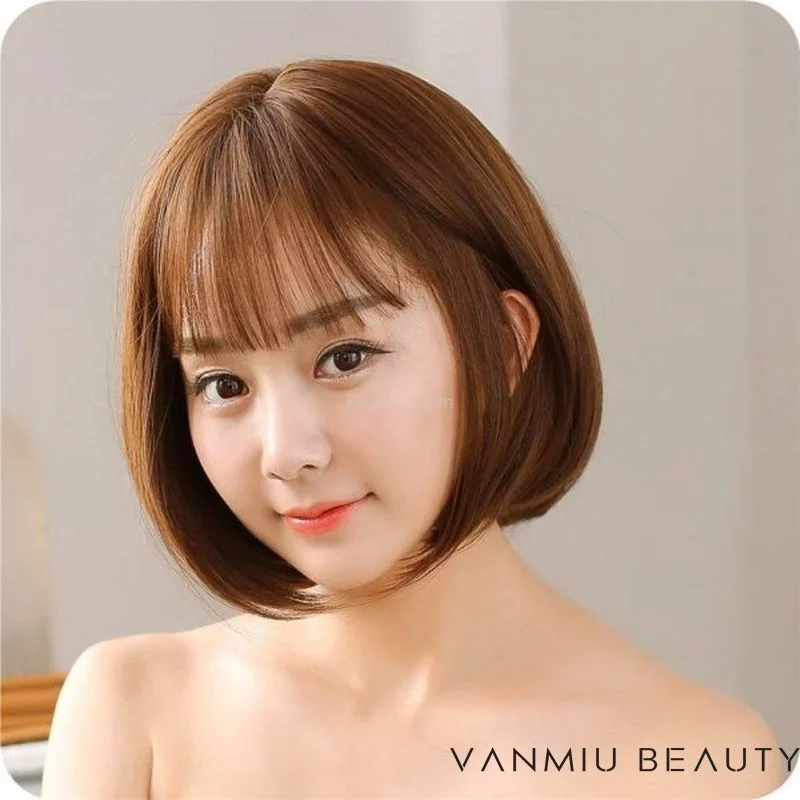 Tóc ngắn nữ cho nàng mặt tròn